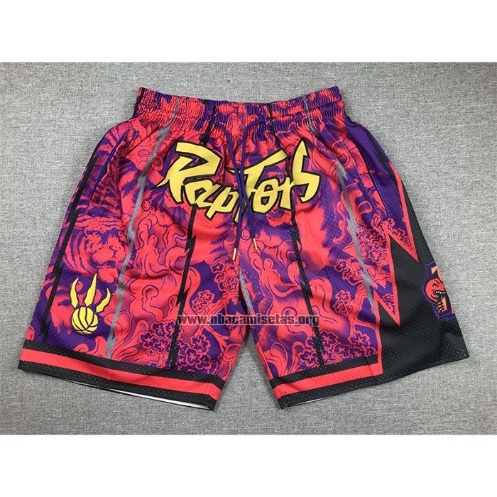 Pantalone Toronto Raptors Special Year Of The Tiger Rojo